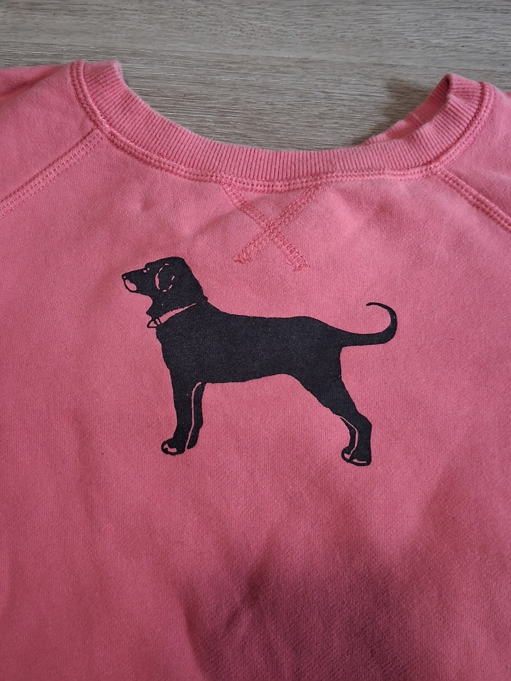 The Black Dog Pink Crewneck Sweatshirt Legacy Collection - Picture 2 of 6